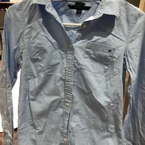 TWO WOMENS TOMMY HILFIGURE DRESS TOPS